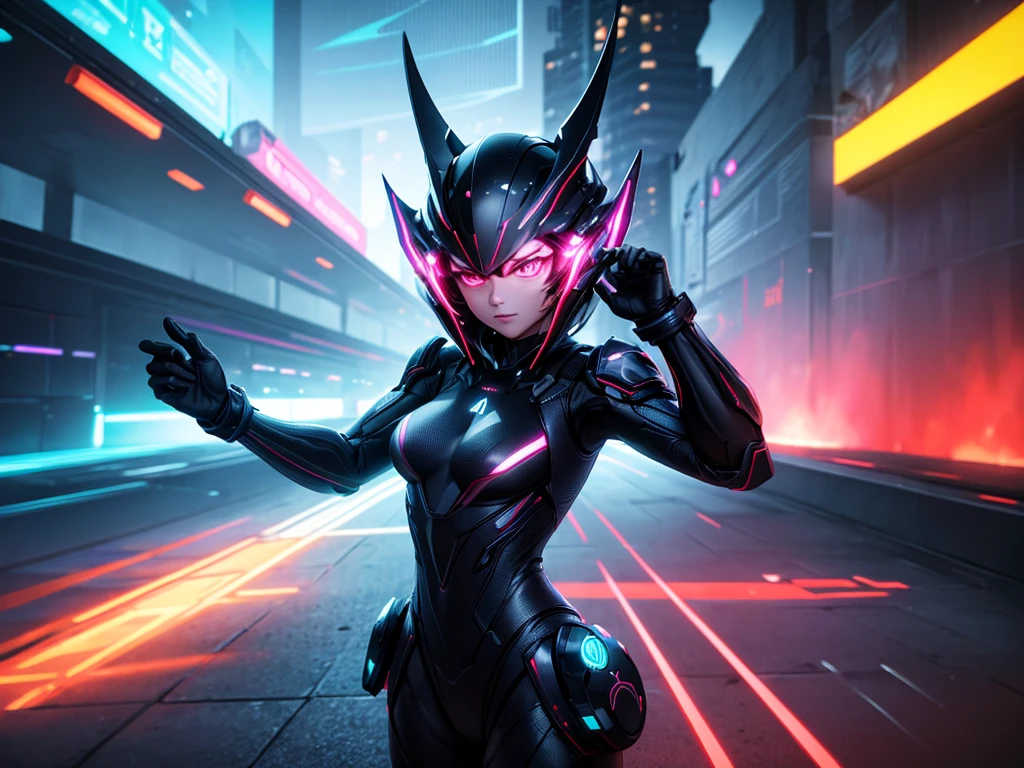 a modern abstract background, abstract futuristic landscape, glowing neon structures, vibrant colors, dynamic composition, digital art, 3D rendering, cinematic lighting, dramatic shadows, depth of field, seamless looping, best quality, 4k, 8k, highres, masterpiece:1.2, ultra-detailed, realistic, photorealistic, photo-realistic:1.37, HDR, UHD, studio lighting, ultra-fine painting, sharp focus, physically-based rendering, extreme detail description, professional, vivid colors, bokeh