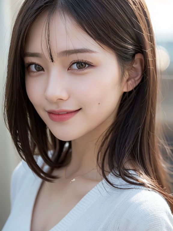 (masterpiece:1.3), (8k, Realistic, RAW Photos, Best image quality: 1.4), 20-year-old girl、(Random Hairstyles:1.2)、Highly detailed face、Attention to detail、double eyelid、Sharp focus:1.2、Beautiful woman:1.4、Light brown hair、Highest quality、masterpiece、Ultra-high resolution、(Realistic:1.4)、Highly detailed and professional lighting、Brown Knight、thin、Big smile、Long black hair、Deadly position、Beautiful Skin、Random Pause、Shiny Hair、彫刻modelのポーズ、Light blue dresodel、Are standing