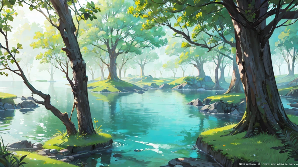 ((Highest quality)), ((masterpiece)), (detailed),Nature Tranquility Serenity