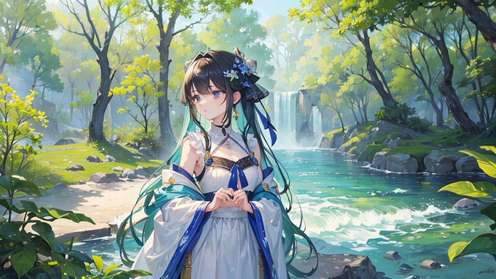 ((Highest quality)), ((masterpiece)), (detailed),Nature Tranquility Serenity