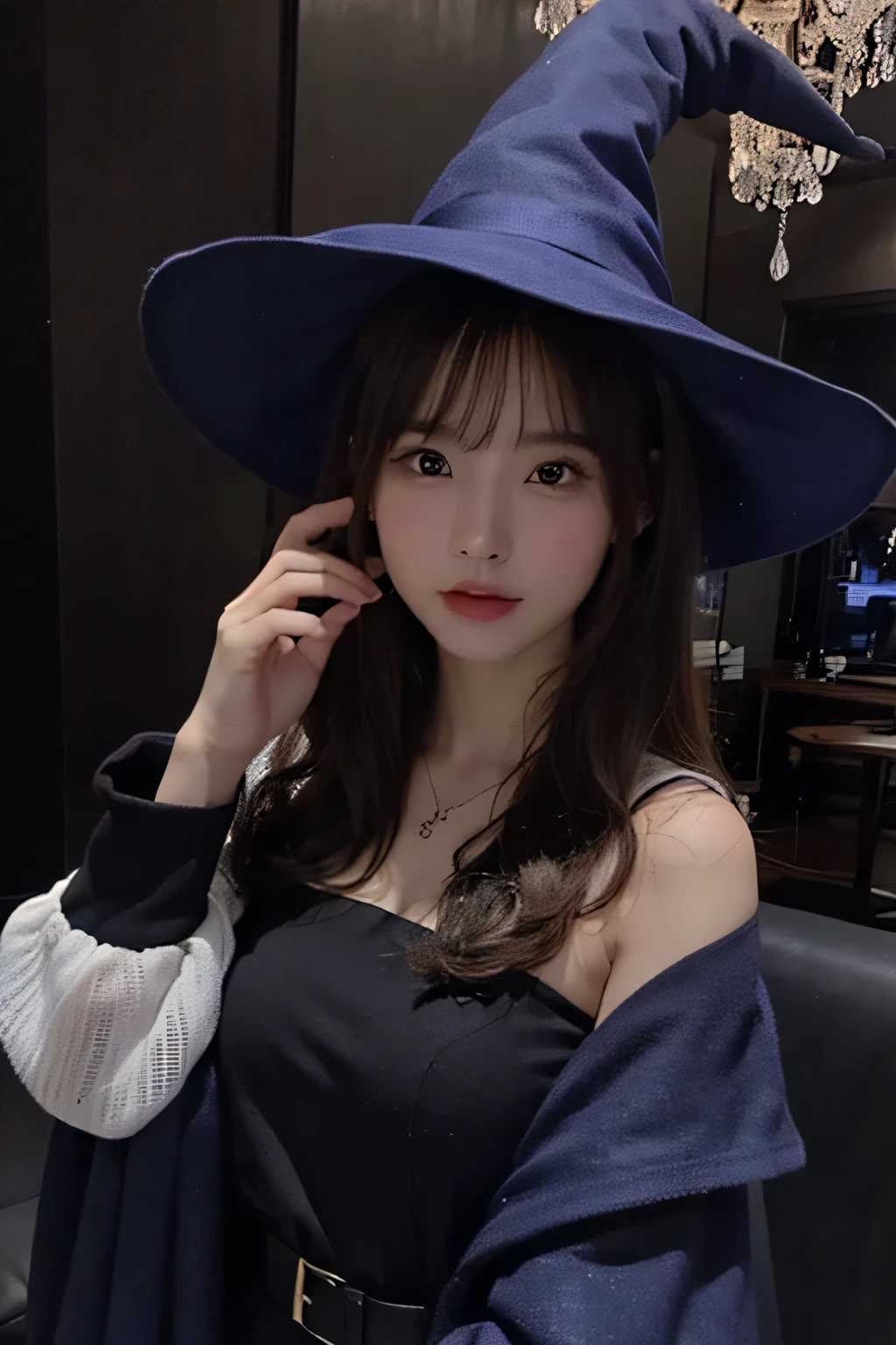 Witch,UHD, high quality, best quality, 16k,4K(8K),city,Wizard