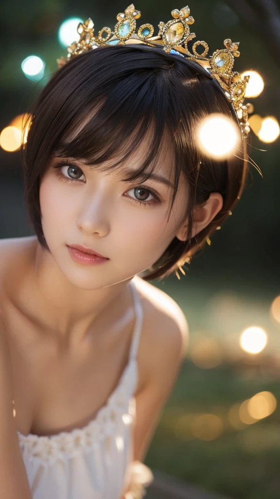 woman Money mystery Light Crown short hair