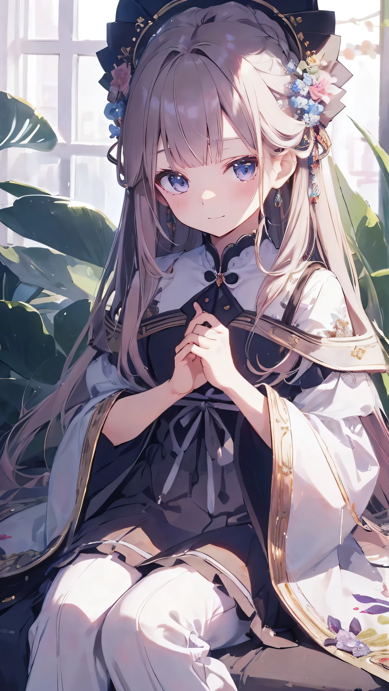 masterpiece、Highest quality、Highest quality、(((upon)))、 ((small))、Hair quality and shine、顔がsmall、Sitting、Very detailed, beautiful, Big eyes、Very detailed, clear and beautiful faces、(Cute illustrations:1.2), High resolution, Very detailed, Highest quality, Embarrassing