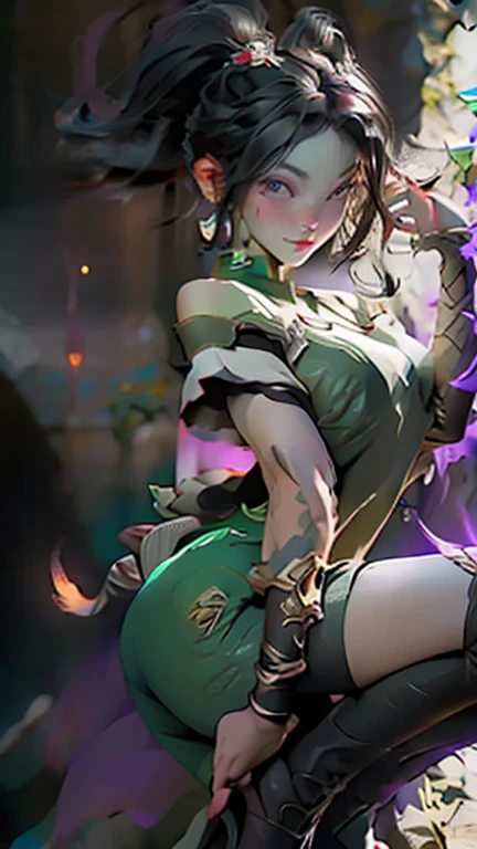 Water Dragon,Sea Dragon,battle,Wizard,Waterfront,Wizardの杖,Witch Hat,Off the shoulder,Wizardのコート,Black knee socks,Knee-high boots,Cast a spell,
pigtails,long hair,Side Ponytail,
dark blue school swimsuit,
soaked,cute girl,Emerald green eyes, light purple hair,
sea monster,Deep in the cave,Dungeons,Underground cemetery,Cave,underground lake,Stalactites,stalagmites,darkness,The void,
high quality,最high quality,Complete limbs,Ultra-high resolution,Perfect limbs,glowify,