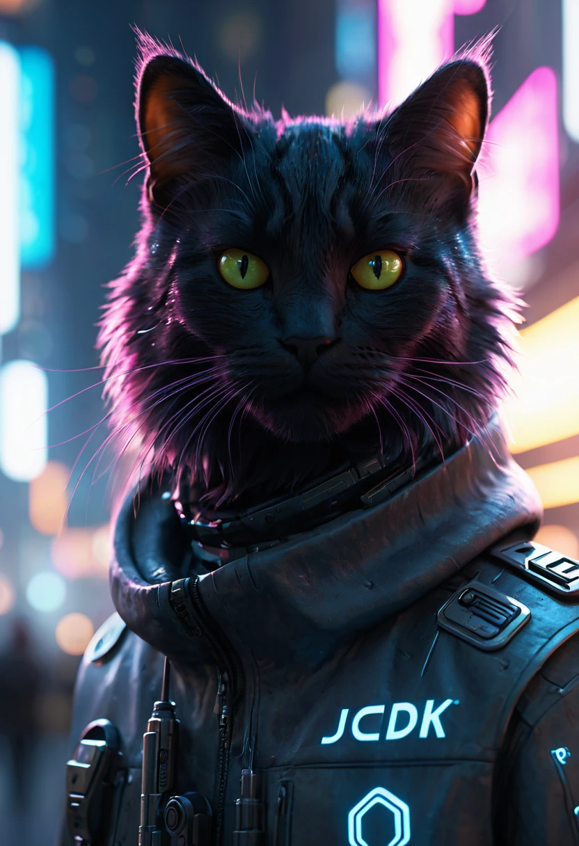 Ultra Detailed, high resolution, Ultra Detaileded, best quality, Astonishing, Top quality, Extremely detailed CG unity 8k wallpaper, light, Cat Lover, Cyberpunk, Dark Boy