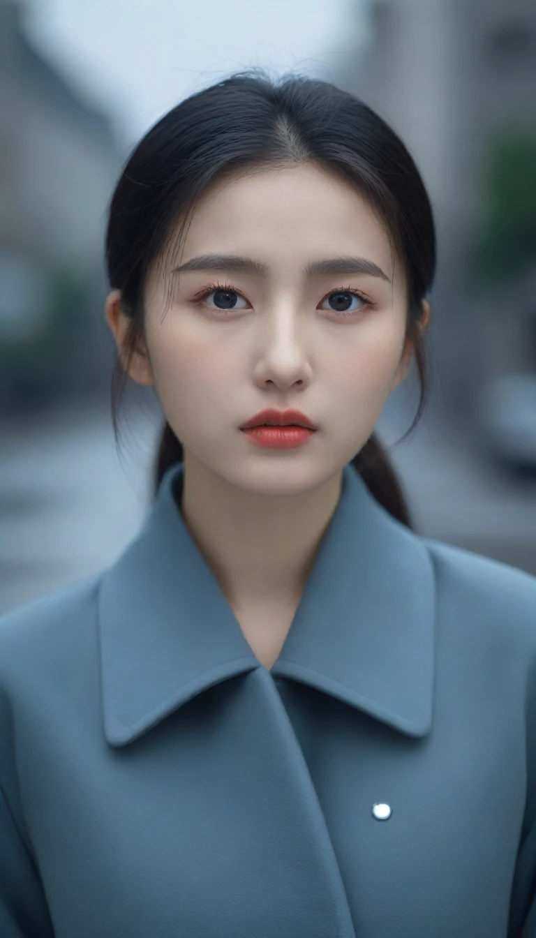 8K, Ultra-high resolution, best quality, masterpiece, Surrealism, photo,Three-Part Approach, 1 girl, (16 years old:1.3), pretty girl, Cute face, Beautiful eyes in every detail,(best quality,masterpiece:1.3,In 8K),(Practical:1.4,RAW Shooting,Caustics),of the night city,(heavy rain:1.2),Street Lights,(Street Lightsの光を反射して白く輝く雨粒:1.2),(The woman looked up at the sky),Zhongfa,Sad expression,long coat,Chest shooting,((Thin legs))、A bold gesture,Super cute supermodel、Look closely at the camera,鮮明なdetailed、detailed、Surrealism、Light and Shadow,glare,Fashion magazine cover,Thin lips