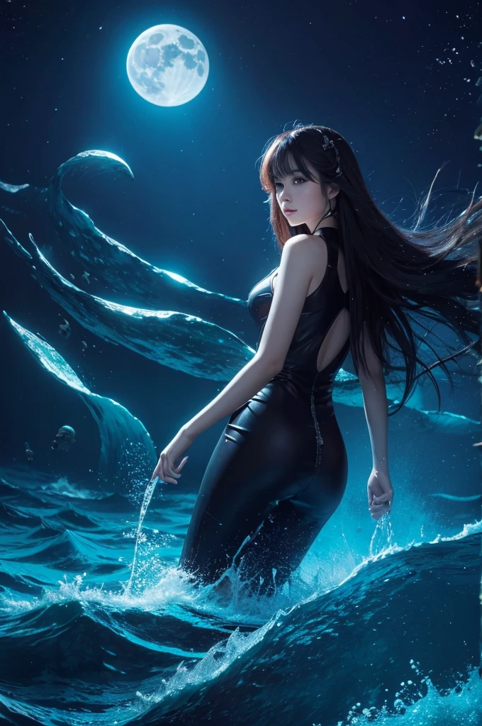 Deep Sea Moon Art