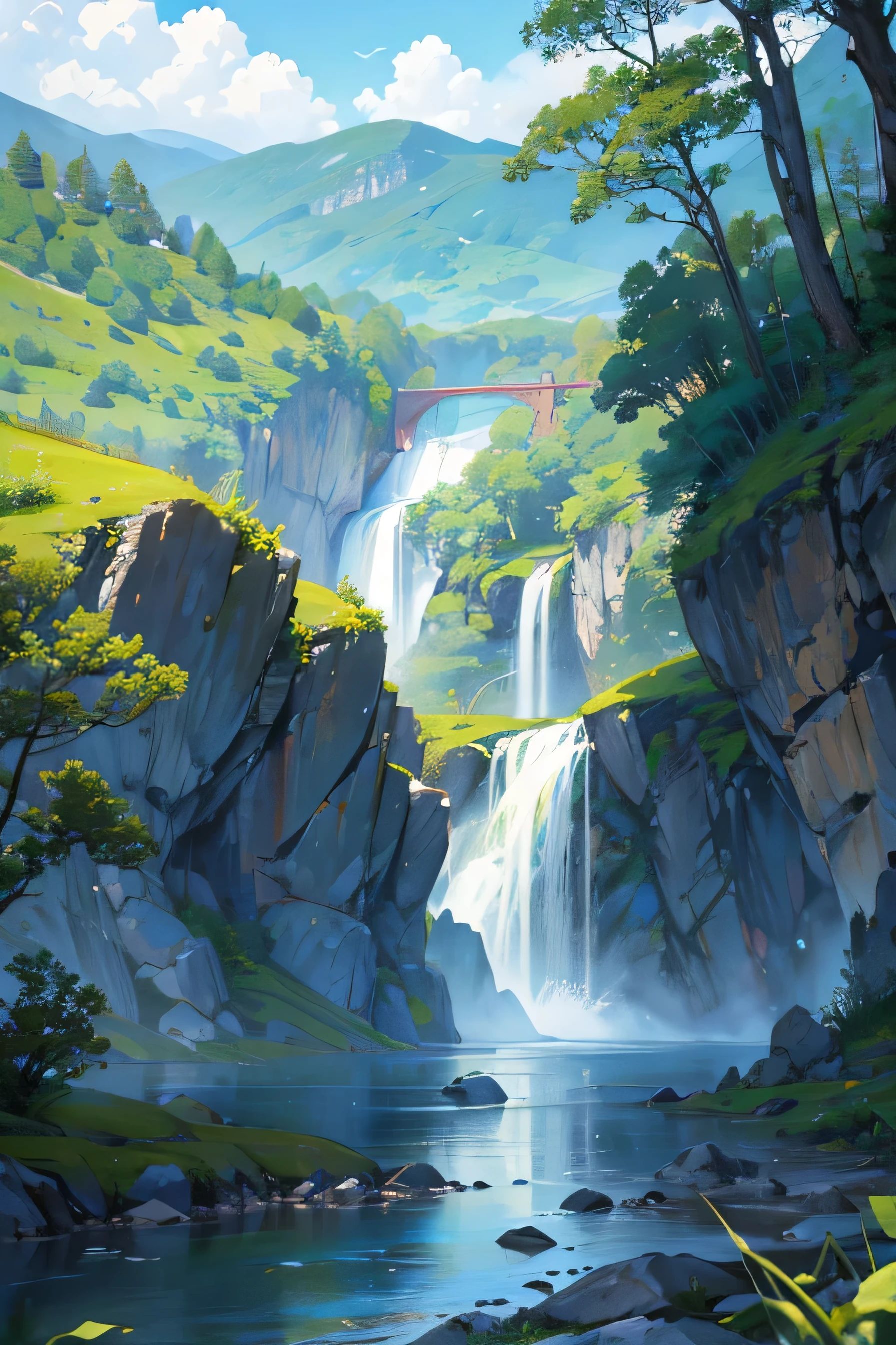 ((Landscape only))、Summer vacation scenery