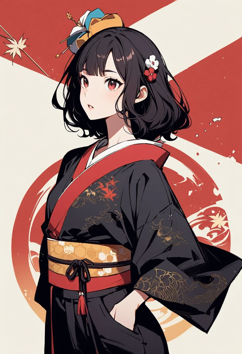 {{{Ukiyo-e_style}}},{{flat_style}},{Simple_color},{{{masterpiece}}},{katsushika_hokusai},length_hair,hair_flower,{{black_hair}},red_eye,red_null,{Chinoiserie},{{{Highest_quality}}},kimono,{{非常To詳細な}},{shape},Maple_leaf_Flight,{{一人of女性}},{{{alone}}},{{of_Very To_delicate_ofd_beautiful}},blofk_stare,close_To_audience,{Wind},{Flight_splash},{Flight_flower弁},Wind,((背中To大きなタトゥー)){Gorgeous ofd rich graphics}((Undressed kimono))((Big Ass))((彼女は背中To大きなタトゥーを入れている))