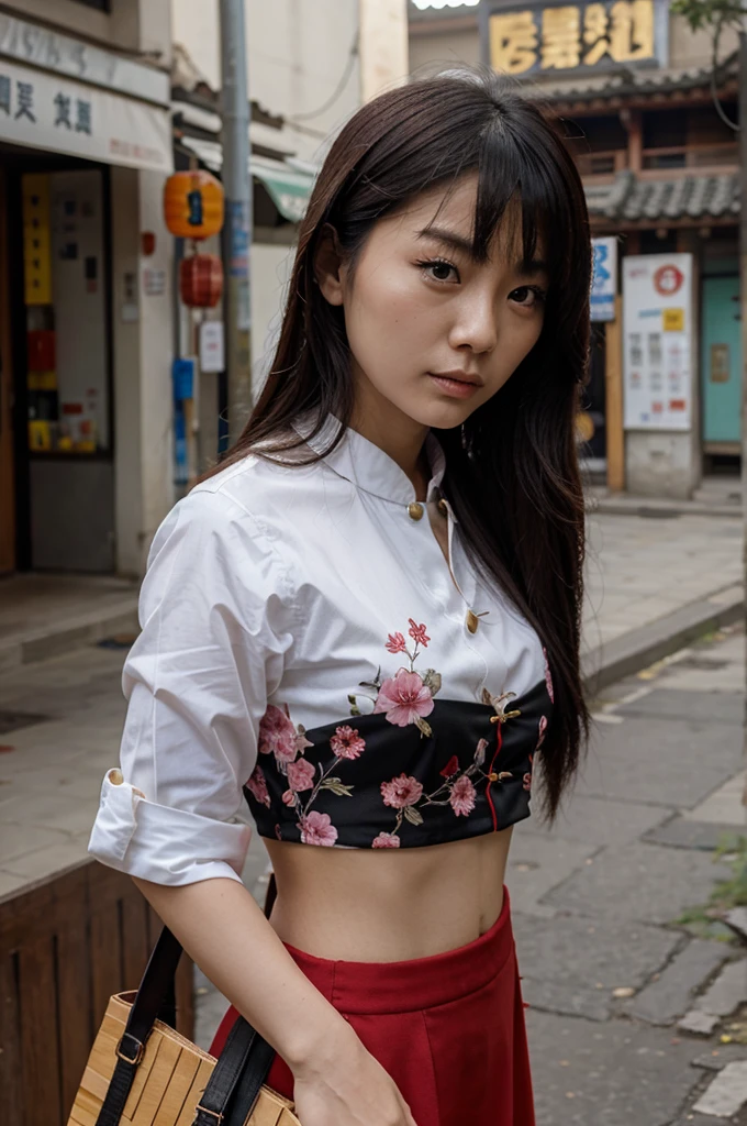 Disdainful Chinese woman