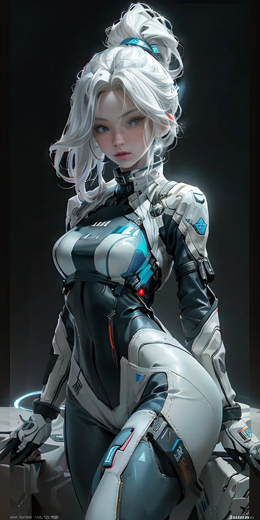 (((Annie Lennox))), ((( nano suit ))), (((Bandaged body))), ((high collar)), (((Quorra))), (((best qualityer: 1.4))), (Unbeatable masterpiece), (hiper HD),(CG 8k hyper-realistic), (((brave face))), (((breasts big))), (((hyper feminine))), sexly girl,(black bob hair)), ((( sculptural body ))), (((1 Kizi))), Kizi cibernética de 25 anos com perfectbody,,Beautiful and well-groomed face,muscular body:1.2,solid color detailed jacket, (Head to thigh photos), Complex equipment, green dark,Long pants,Tight clothes are dark,With white stars and off-white stripes,,,,,Armor Metal Electronic Parts, Poison tattoos ) INFO, Kizi, (((standing alone))), pirralha violent, (((14歳))), sexly, pose de atitude, work of art, post-apocalypse, (((manga style))), bounty hunter, violent, Manic, the way you want, slenderbody, thin but strong, perfectbody, roupa moderna, advanced technology, neon, sleeves with vertical striped pattern, neutral background, (( cowboy shot )). intricate visual