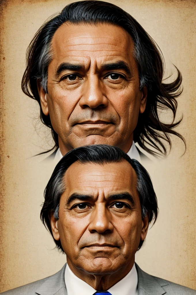 Create an image of faces of 45 states president of America