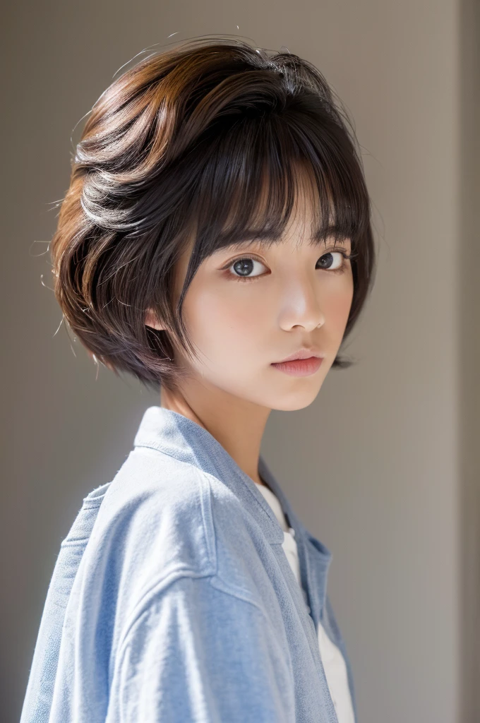 ((Highest quality、8k、masterpiece:1.3))、爽やかな日本人male性、175cm、65kg、Big eyes、Simple clothing、cool、(male:1.4),Mash Hair,