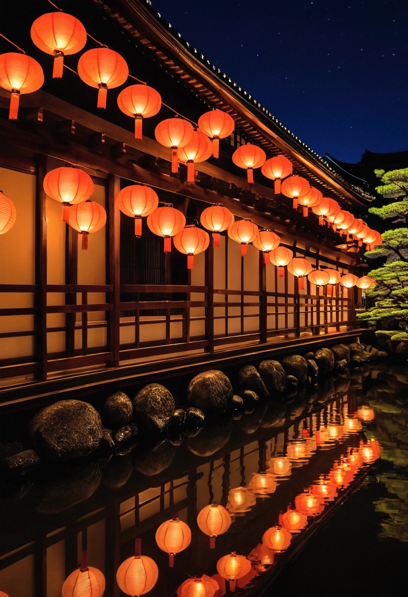 Kyoto Cityscape night Lantern