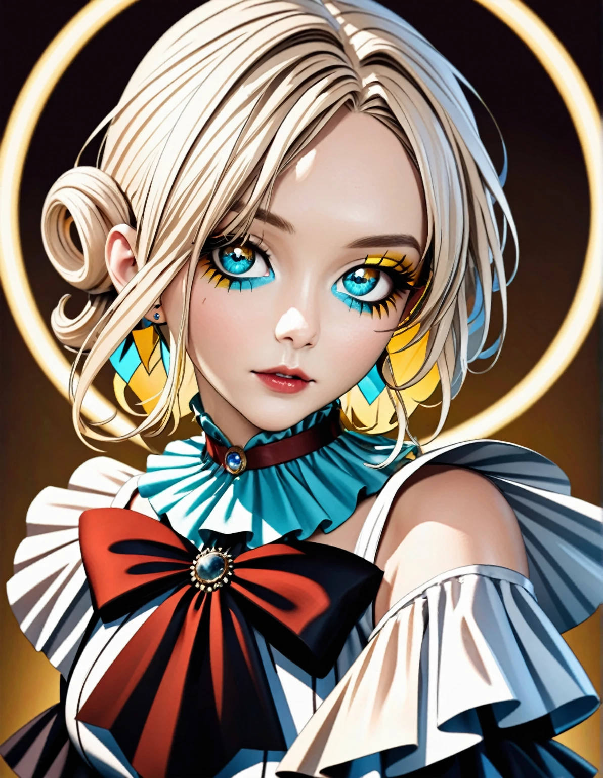 Imagine the same character in different styles, pose, wearing different clothes, different settings, hyper-realistic image, 3d, unreal engine 5, different hairstyle, different shot, different photo, different shot, masterpiece best quality, 16k