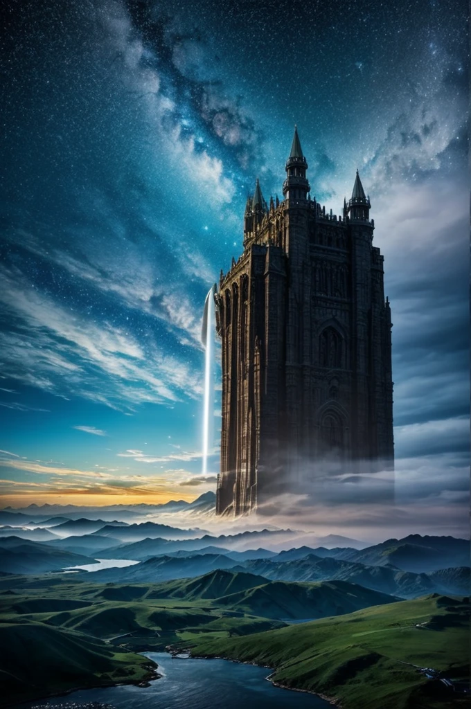 Create a photo to the fantasy sky (realist) (Best Quality)