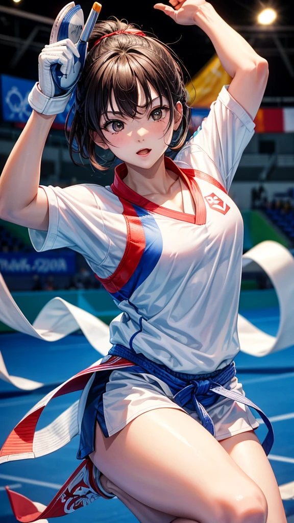 Taekwondo competition at the Olympics。