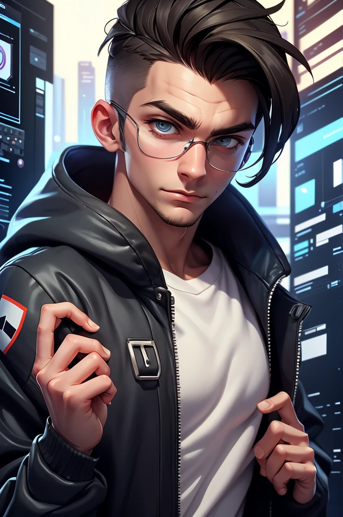 a hacker man