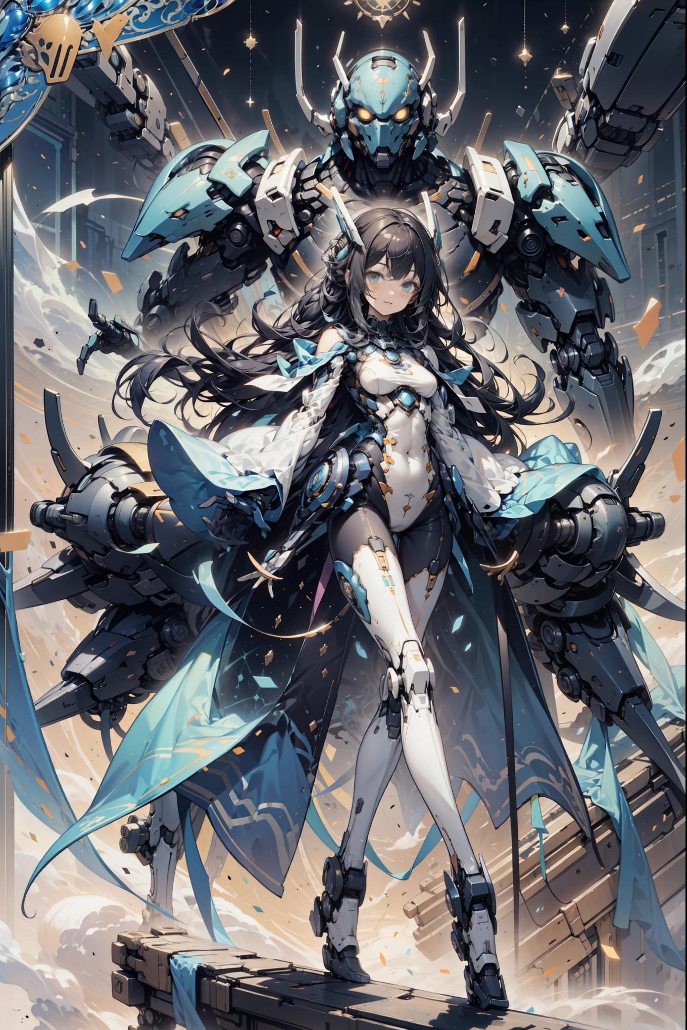Tarot Characters, (emperor:1.2), Mecha,