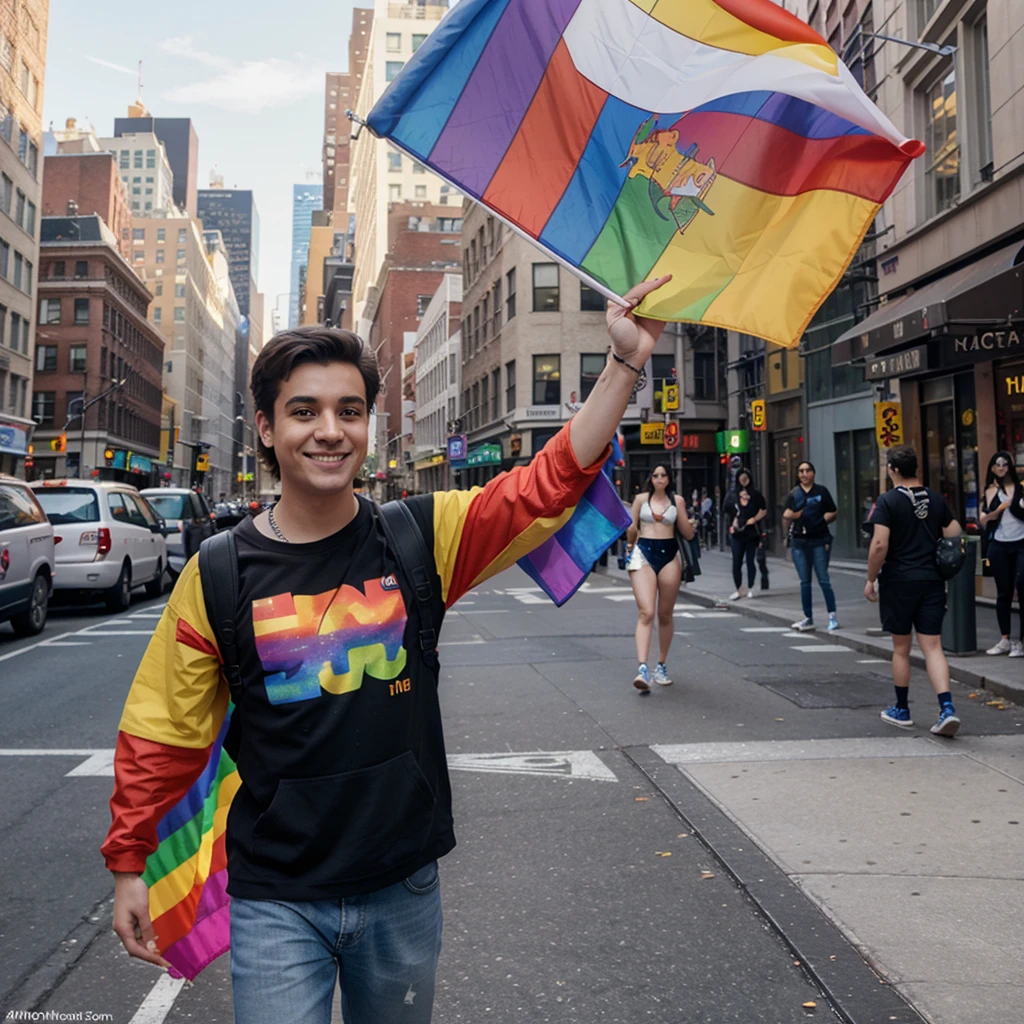 The LGBTQIA2 PROUDLY WAVING IN THE STREETS OF NEW YORK