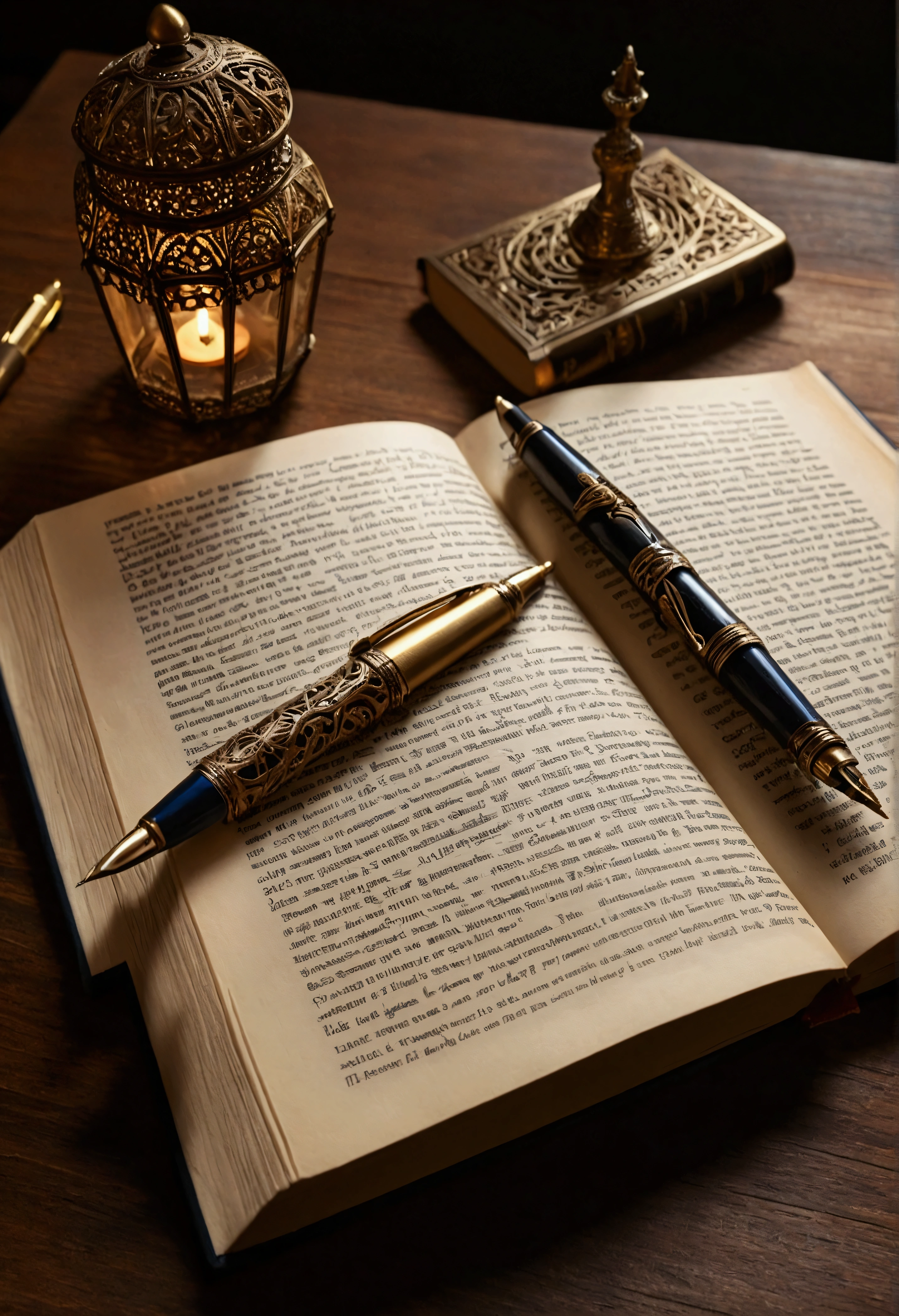 Book and pen