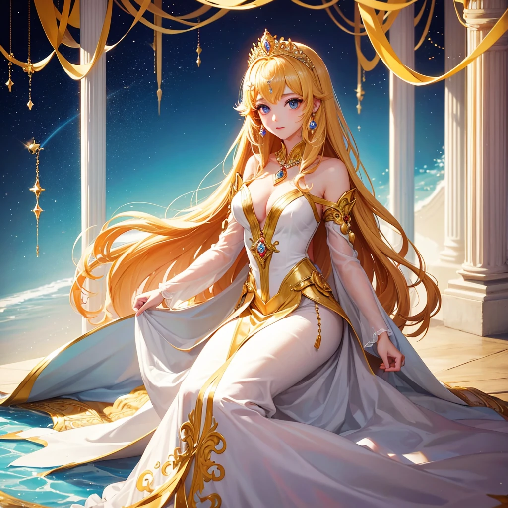 Princess, beauty, beautiful, elegant, sweet, kingdom, rich, pretty girl, colourful, magical, mystery, lovely, golden eye princess, golden hair,