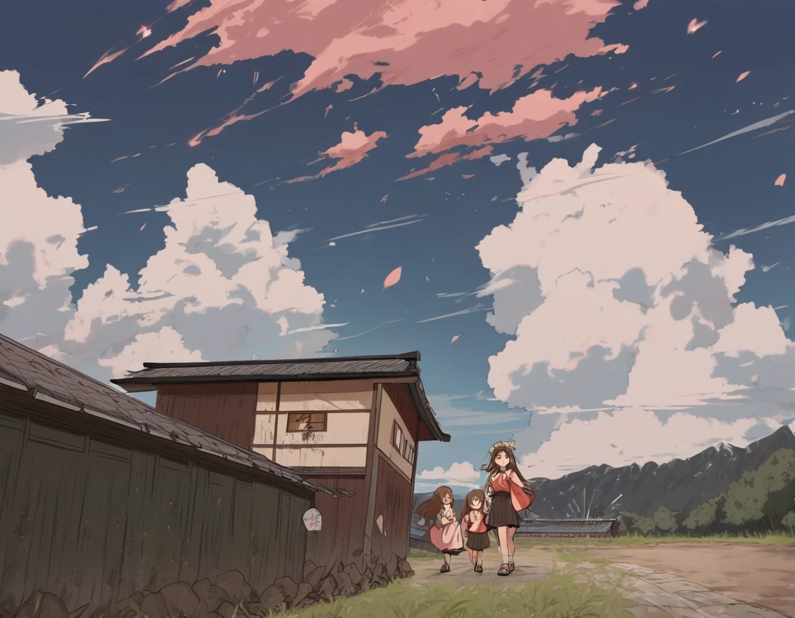 The end of the world,faunal wars,Japan,little girls,