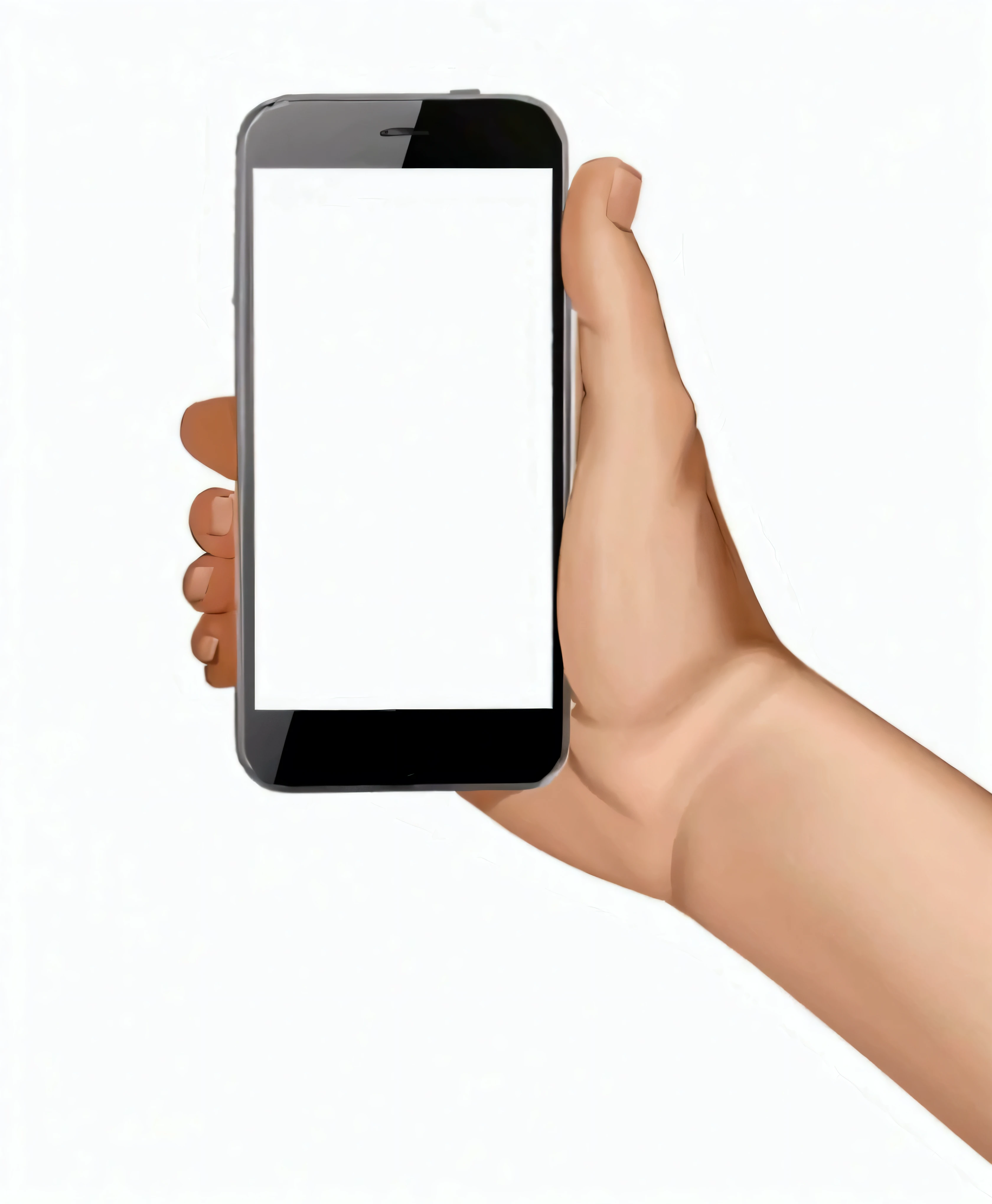 A hold holding a phone