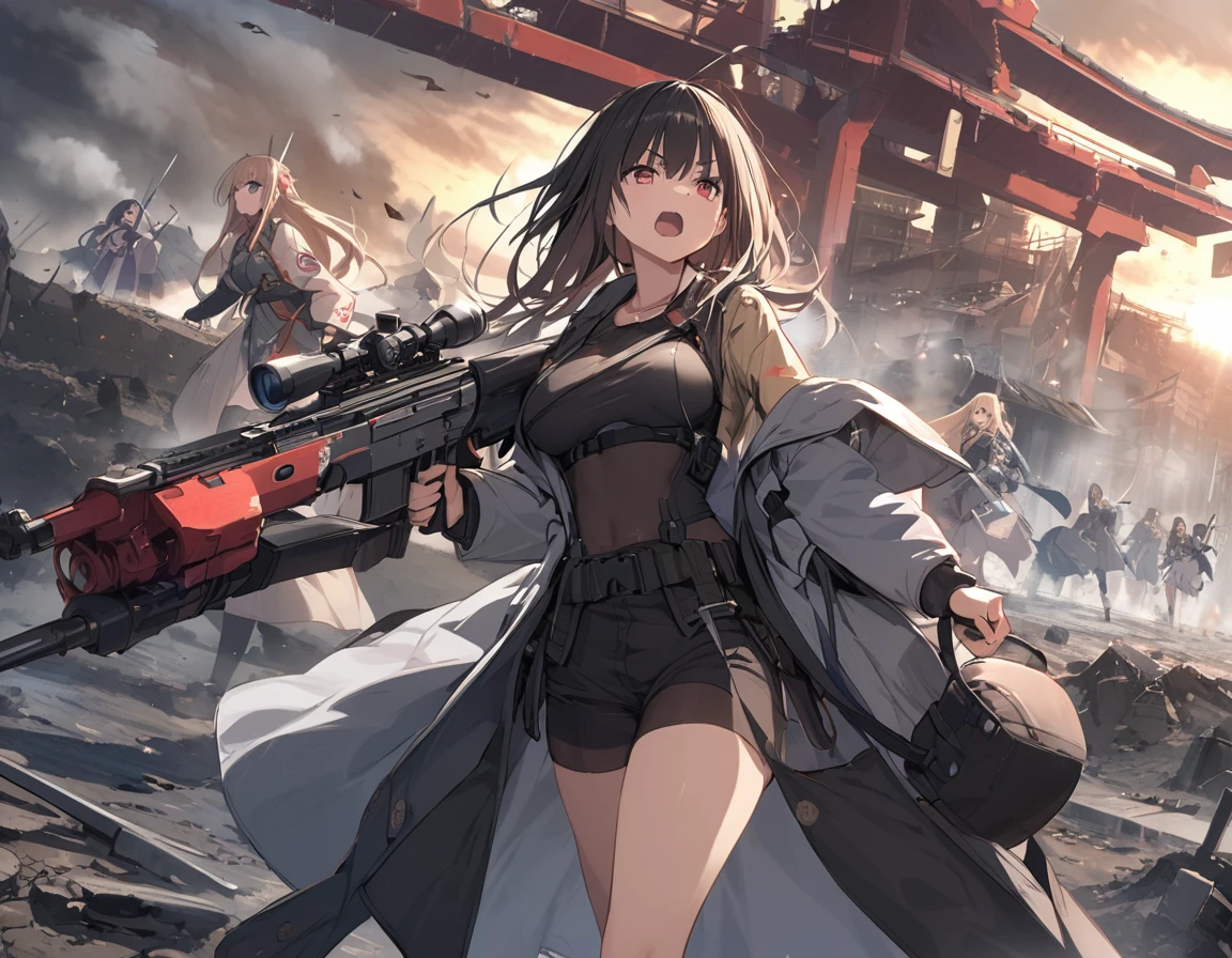 The End of the World、Final War、Japan,girls,