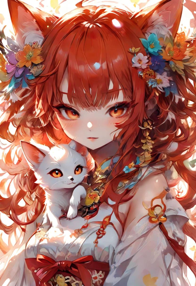 Fleurs rouge sang et fille à fourrure  démoniaque ne robe japonaise à épaules dénudées et fendue avec un ruban comme point de charme 🐱✨
(série « Fantastique »)
Hima-chan est mignonne nya ♥ Bonjour nya nya ♥ Kitsune-chan est mignonne nya ♥ Nya a une expression mignonne ♥ Nya mignonne et étincelante ♥ Nya mignonne a fière allure dans son costume ♥ Jambes nya ♥ Sexy nya ♥ Roule-le ♥ Miaou sexy ♥ Miaou Doki-doki  