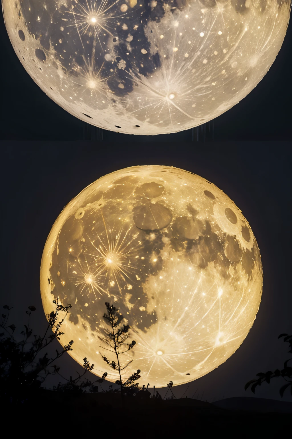 yellow moon