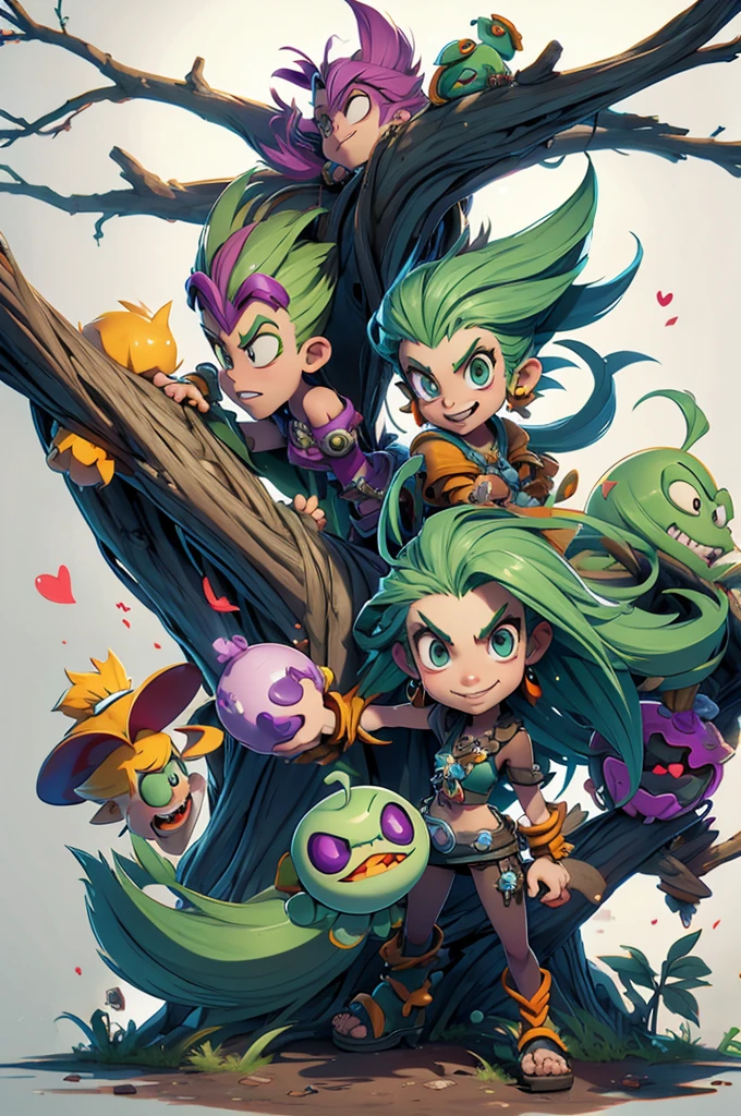 Rayman Legends style tree