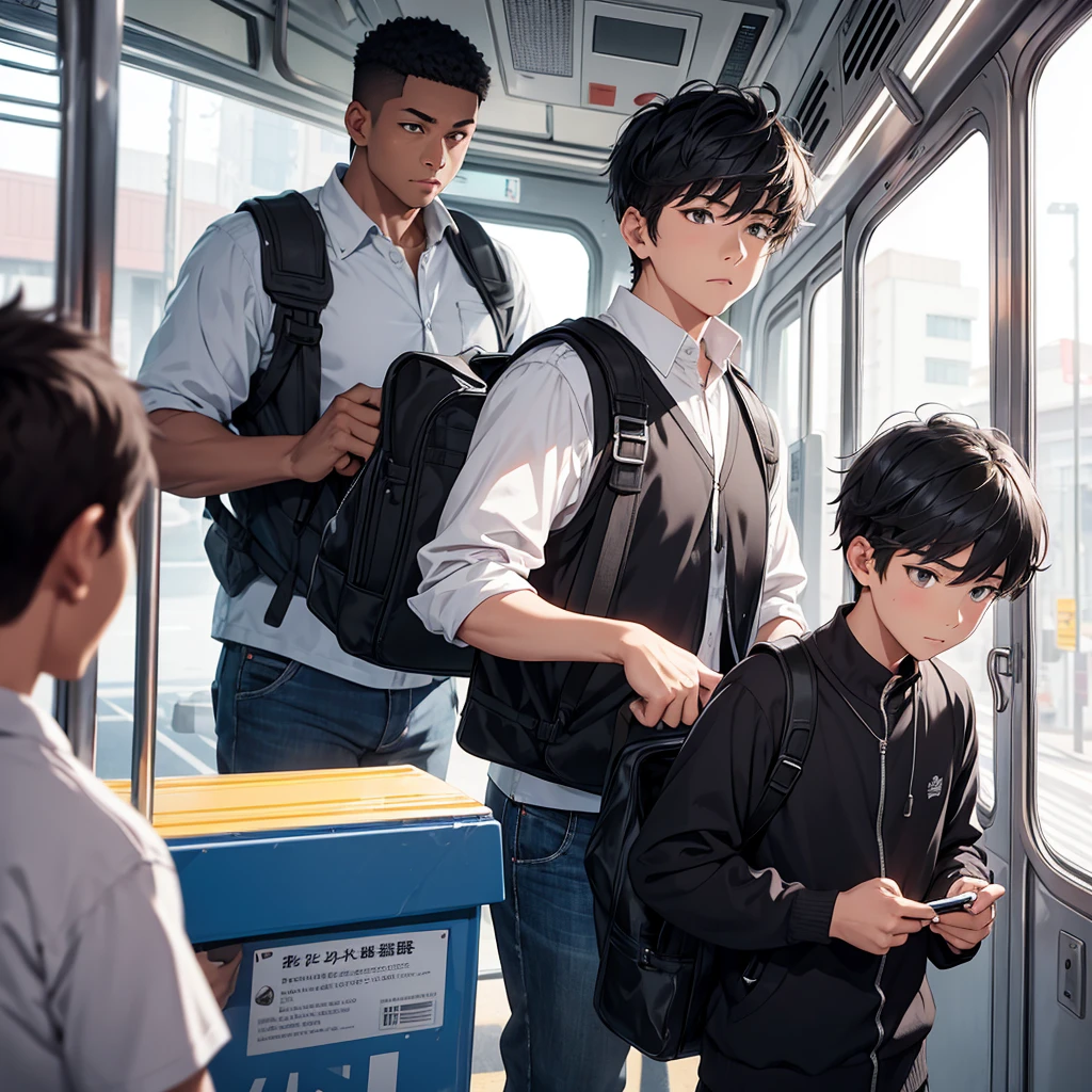 The bus is responsible for transporting new students to the school's location.
At this moment, the freshmen waiting for the bus sneakily size up a boy among them who is holding a cellphone.
The boy is wearing the uniform of Tokyo Metropolitan Advanced Nurturing High School. The form-fitting uniform outlines his slender and well-proportioned figure, highlighting his identity as a first-year student.
The boy has short ink-black hair, a well-defined face with a straight nose, and a handsome appearance that makes him stand out among his peers.
At the age of seventeen, the boy's appearance still reveals a hint of youthful innocence.
However, his eyes, clear-cut in black and white, convey a calm and composed gaze, making him seem mature beyond his youthful exterior.
A person's gaze and temperament are shaped through experiences.
With the experience of his previous life, plus the superpower to read others' minds and exceptional learning ability, this boy's psychological age is much older than his actual age.
The boy named 'Shimizu Yuto' is looking at his phone, murmuring to himself, "Ever since I arrived on this island, my phone has had no signal."