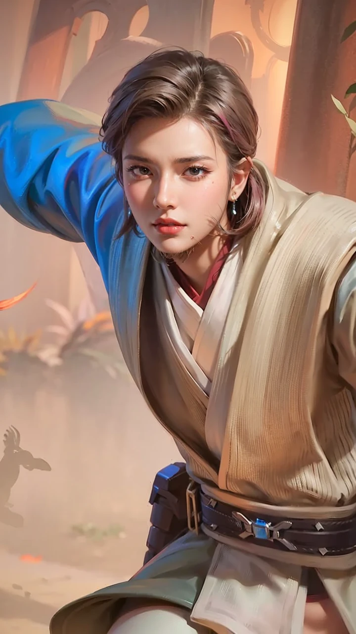 a close up of a 4 girls  ,pink hair , big  ,  shadowbringers cinematic, 4 k detail fantasy, a beautiful fantasy empress, game cg, xianxia fantasy, xianxia hero, 2. 5 d cgi anime fantasy artwork, cinematic goddess close shot, ruan jia and artgerm, wow 4 k detail fantasy, hyper-detailed fantasy character, high definition, hyper- detailed,perfect, fantastic, detailed facial and body skin texture, detailed vaginay),Honoring,HOK.