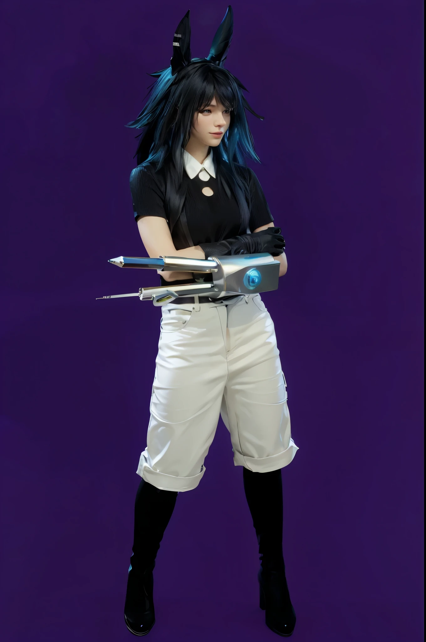 3d style, simplified design, 3d render, glossy texture, smooth 3d model, multiple light sources, rim light, sharp post effects render, (glossy plastic texture with multiple big light probe refractions), perfect cgi, smooth silhouette, high intensity refraction, (super glossy material), most beautiful vfx , blue background, plastic refractions, realistic, 4k, high resolution, rim light, photo shoot, commercial photo, profile shot, 4k, rim light, high resolution, 4k, glossy texture, smooth 3d model, multiple light sources, rim light, sharp post effects render, (glossy metallic texture with multiple big light probe refractions), perfect cgi, cgi art created only with gradients, smooth silhouette, high intensity refraction, (super glossy chrome material), most beautiful vfx, blue background, chrome metal refractions, multiple light sources, rim light, sharp post effects render, perfect cgi, digital art, detailed digital art, reflective, best quality, 4k, masterpiece:1.2, ultra-detailed, realistic, vivid colors, dark and moody lighting, The image of the highest quality, ensuring every detail is showcased perfectly. It in 4k resolution, allowing viewers to immerse themselves in the richness of the colors and intricate details. The realistic rendering. under the spotlight, reflecting, high-resolution image, realistic rendering, dark background, and rim light photorealistic