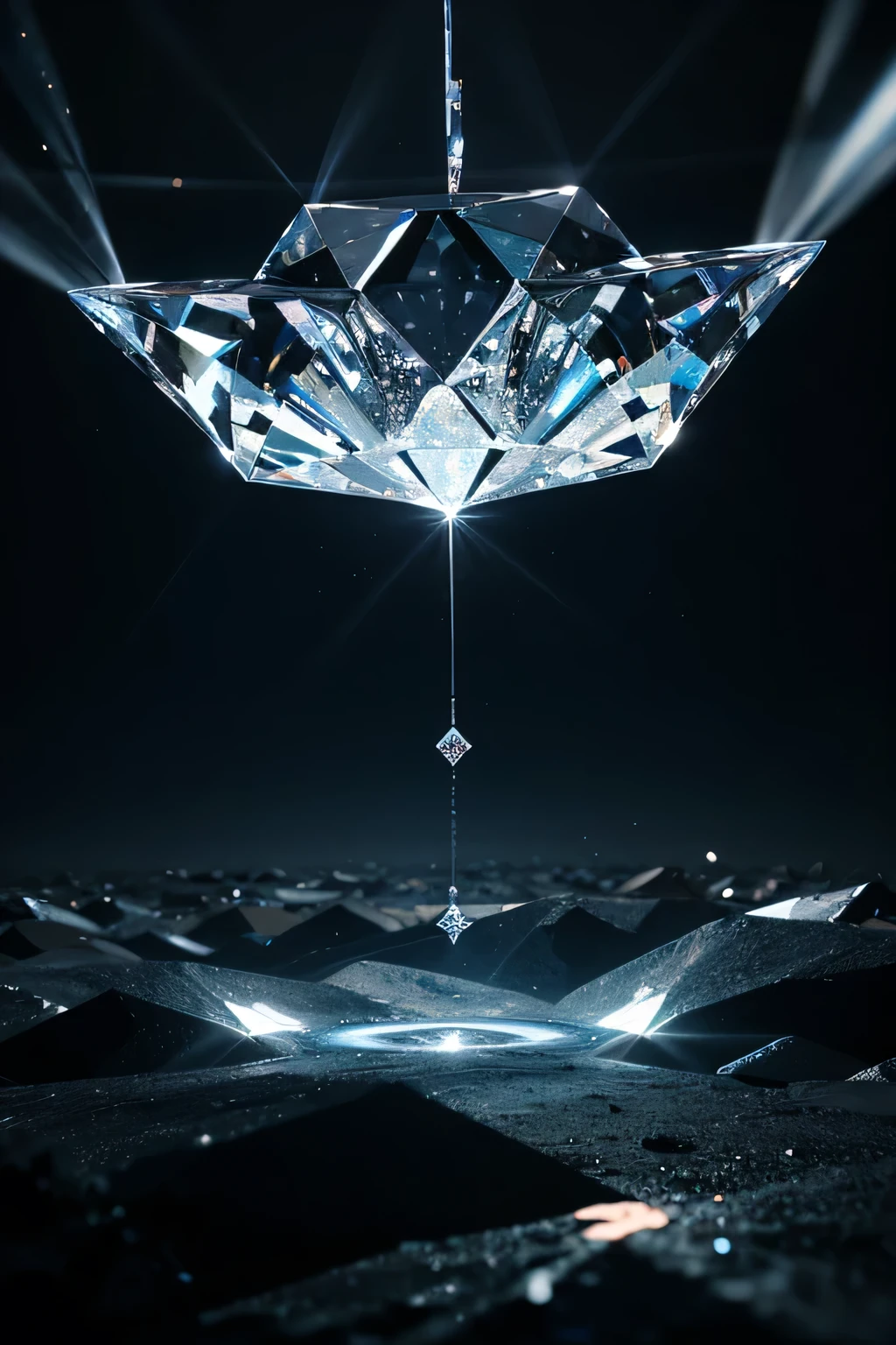 Imaginary diamonds of the future, as elements