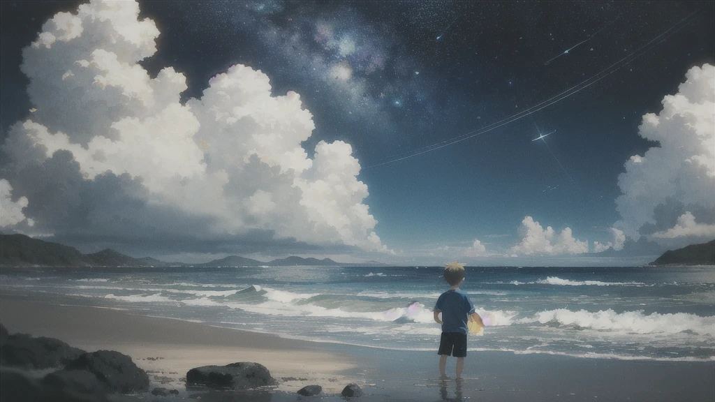 Sunny day sea, absurdes, High resolution, Super detailed, (One :1.3),
Break Lomography, Analogue photography, Vibrant colors, Soft Focus, Light leakage, Dreamy atmosphere, Experimental charm, Nostalgic Charm BREAK Color Field Painting, large colored bands, abstract expressionism, Bold colors, Emotional impact, Atmospheric Depth, Minimalist Approach BREAK
, Space Exploration, Celestial Bodies, Astronomical phenomena, Scientific discoveries, otherworldly wonders