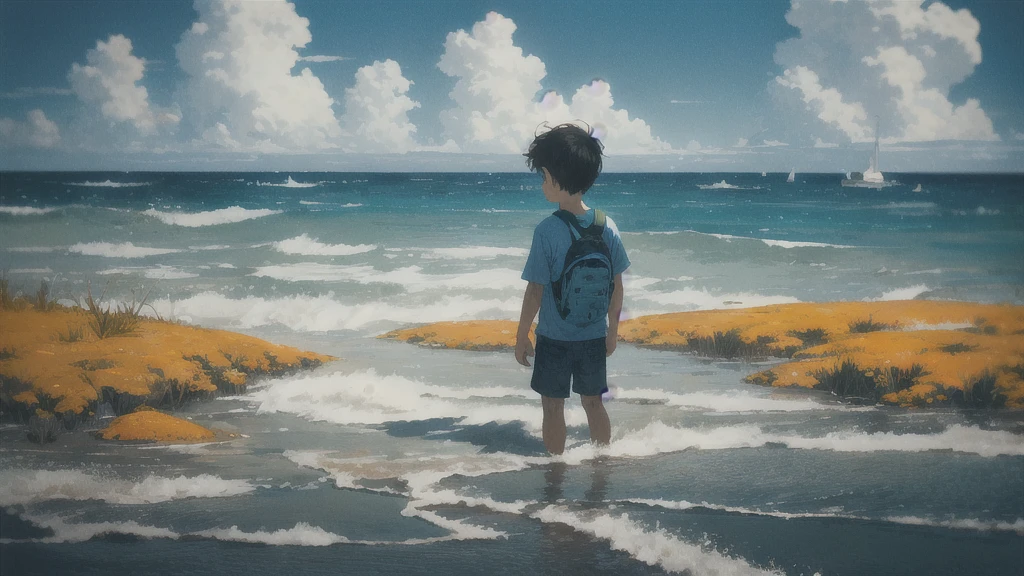Sunny day sea, absurdes, High resolution, Super detailed, (One :1.3),
Break Lomography, Analogue pgraphy, Vibrant colors, Soft Focus, Light leakage, Dreamy atmosphere, Experimental charm, Nostalgic Charm BREAK Color Field Painting, large colored bands, abstract expressionism, Bold colors, Emotional impact, Atmospheric Depth, Minimalist Approach BREAK
, Space Exploration, Celestial Bodies, Astronomical phenomena, Scientific discoveries, otherworldly wonders
