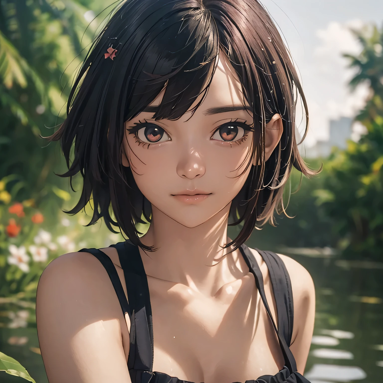 (best quality), (masterpiece), a background image for Lofi Music with a Sinhalese girl, (Sinhalese girl:1.3), (Lofi Music:1.3), (serene expression:1.2), (ray tracing:1.1), (realistic:1.3)