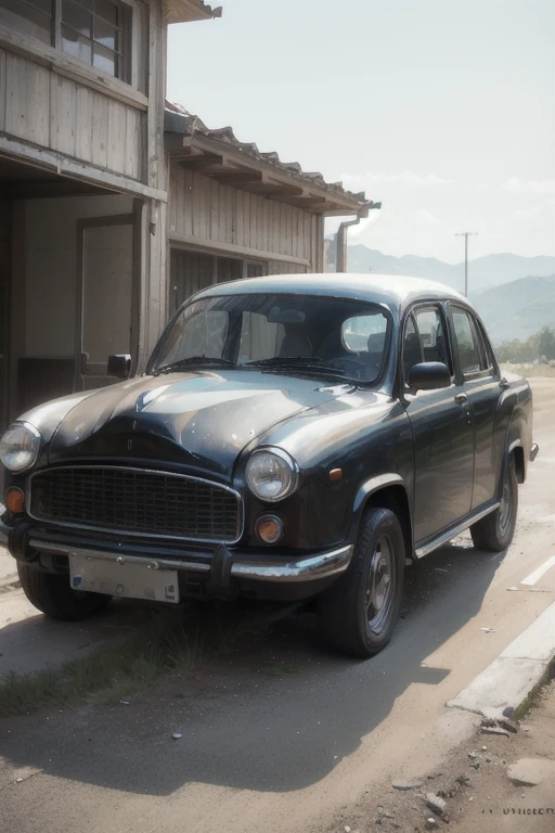 (very detailed:1.3), One, Close-up,
Keys_Industanambassador, (White car:1.1),
ultra-detailed, (a high resolution:1.1), Best quality, (masterpiece:1.3), cinematic lighting, White background, landscape, ink,