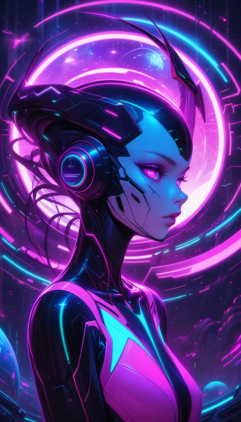 ((best quality)) , ((masterpiece)) , (detailed),Jean-Joseph Benjamin-Constant, Glowwave, Photograph, Jake Parker, Alan Davis, Hipster Art, Cleancore, Art Deco Girl, Monstrous and Boring, Swirling, Metalcore, Film Washi, portrait art by Stanisław Ignacy Witkiewicz, detailed, intricate, background inspired, luxury, pure,(((sci-fi style. futuristic, technological, alien worlds, space themes, advanced civilizations)))