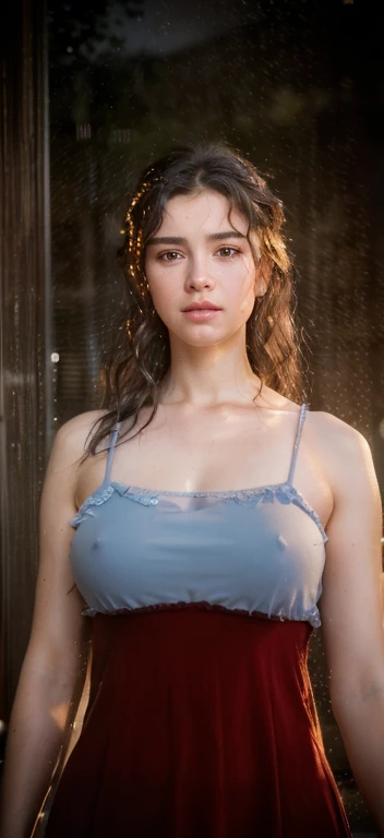 random pose, mix4, (8k, RAW photo, best quality, masterpiece: 1.45), (realistic, photorealistic: 1.37), one girl, cute, cityscape, night, rain, wet, professional lighting, photons mapping, radiosity, physically based rendering, gradient black hair, gray hair, short curly hair, handsome, girl, Naked, top quality photo, high res, 1080p, (clear face), (detailed face description), (detailed hand description), (masterpiece), (exquisite CG), extreme light and shadow, disheveled hair, master work, rich details, (fine facial features), (highest quality photo), (masterpiece), (detailed eyes), look in front of you eyes, fine clavicle, ((large breasts)), big breast,