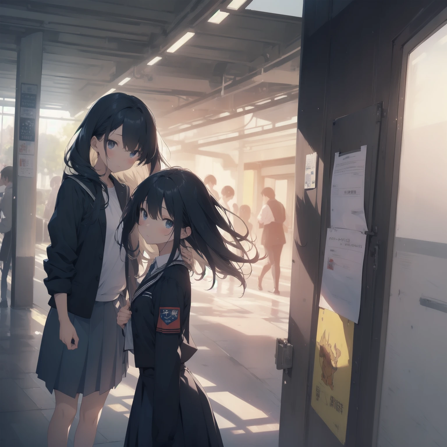 ultra-absurdres-Top quality by artist God, ultra-detailed, high resolution, anime moe artstyle, best anime 8k konachan wallpaper, pixiv contest winner, pool:2810, perfect ???????,break, 1girl, (Please draw a girl walking sleepily to school alone. )break,(Solo,little female, 13-year-old:1.3),Full limbs, complete fingers,a junior high school student, (very short hair), short cut, flat chest, , small butt, small black eyes, beautiful detailed eyes, well-proportioned iris and pupils, expressive eyes, highres detailed hair, soft expression, salor school_uniform, sailor collar, serahuku, bow, pleated skirt,(Detailed Lighting), (Detailed background), in the School commute route. break,super detailed skin, Best cinematic lighting powered by famous artist, 8k,beauty illustration,photoshop_(medium),very aesthetic,break,((artist:minami_(colorful_palette) )), artist:clamp ,artist:carnelian ,artist:kantoku ,
