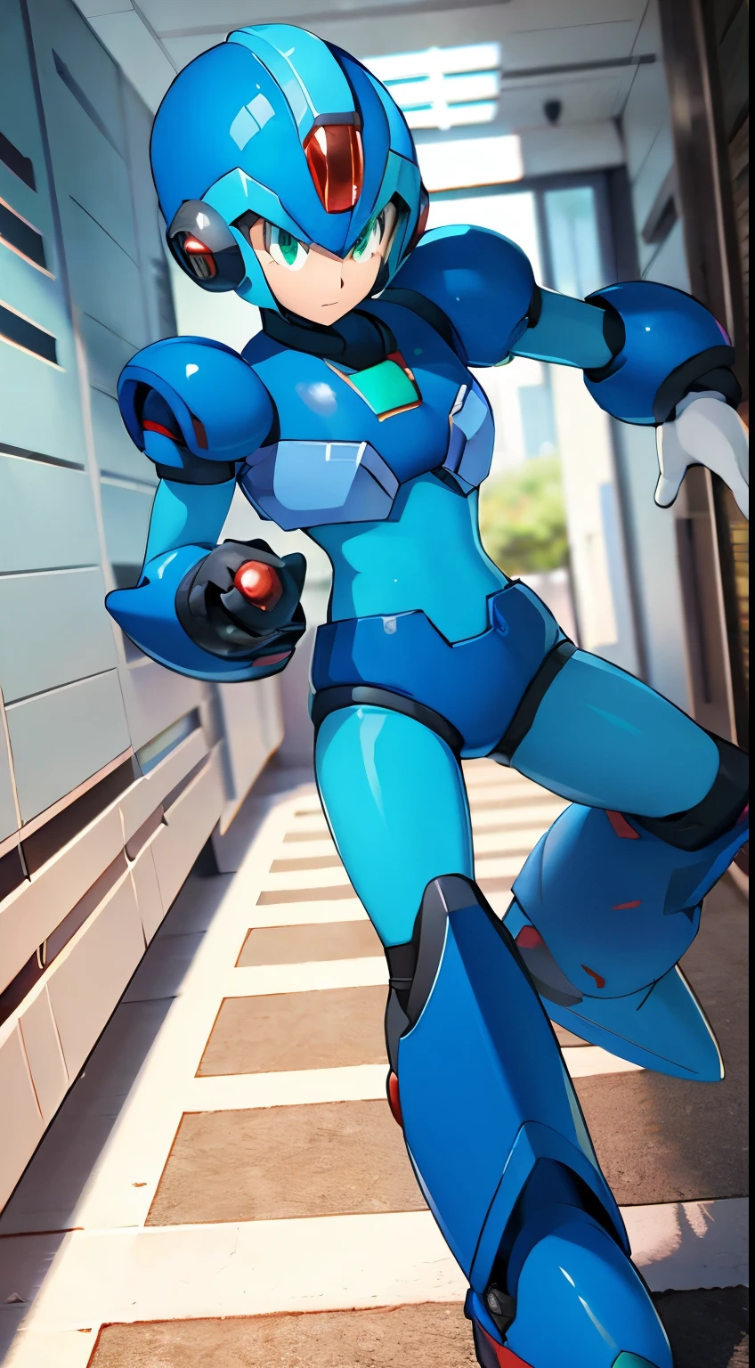 megaman x, action position, reploid, maverick hunter,