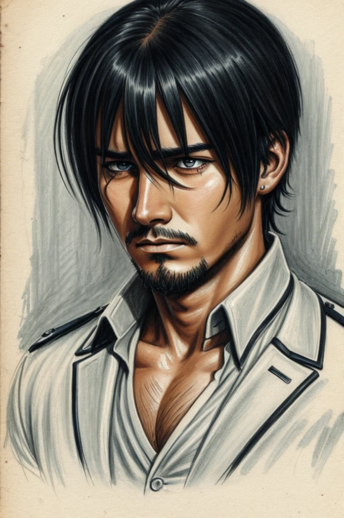 Draw grisha yeager crying