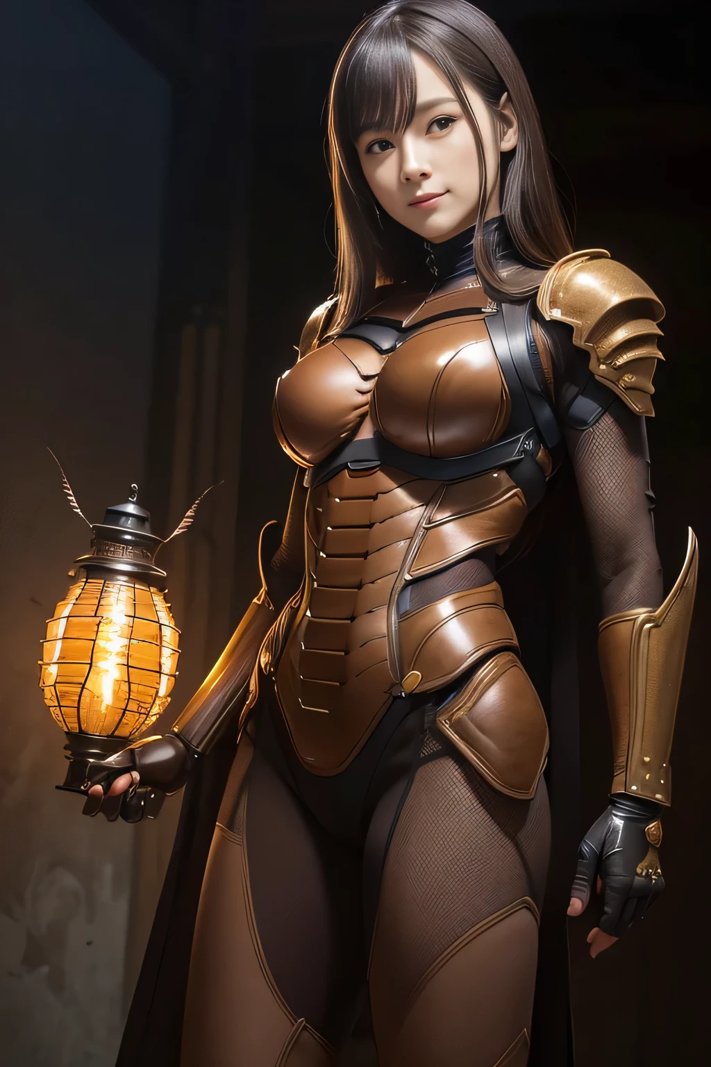(high resolution,masterpiece,best quality,extremely detailed CG, anime, official art:1.4), realistic, photo, amazing fine details, all intricate, gloss and shiny,awesome many layers, 8k wall paper, 3d, sketch, kawaii, illustration,( solo:1.4), perfect female proportion,villainess, (fusion of dark brown cockroach and lady:1.4), (brown cockroach form lady:1.2), (brown cockroach lady:1.2), (fusion:1.2), (solo:1.4), (evil smile:1.2), muscular, abs, (cockroach brown exoskeleton bio insect suit:1.4), (cockroach brown exoskeleton bio insect armor:1.2), (brown transparency cockroach wing:1.4), (brown cockroach antennae:1.3),