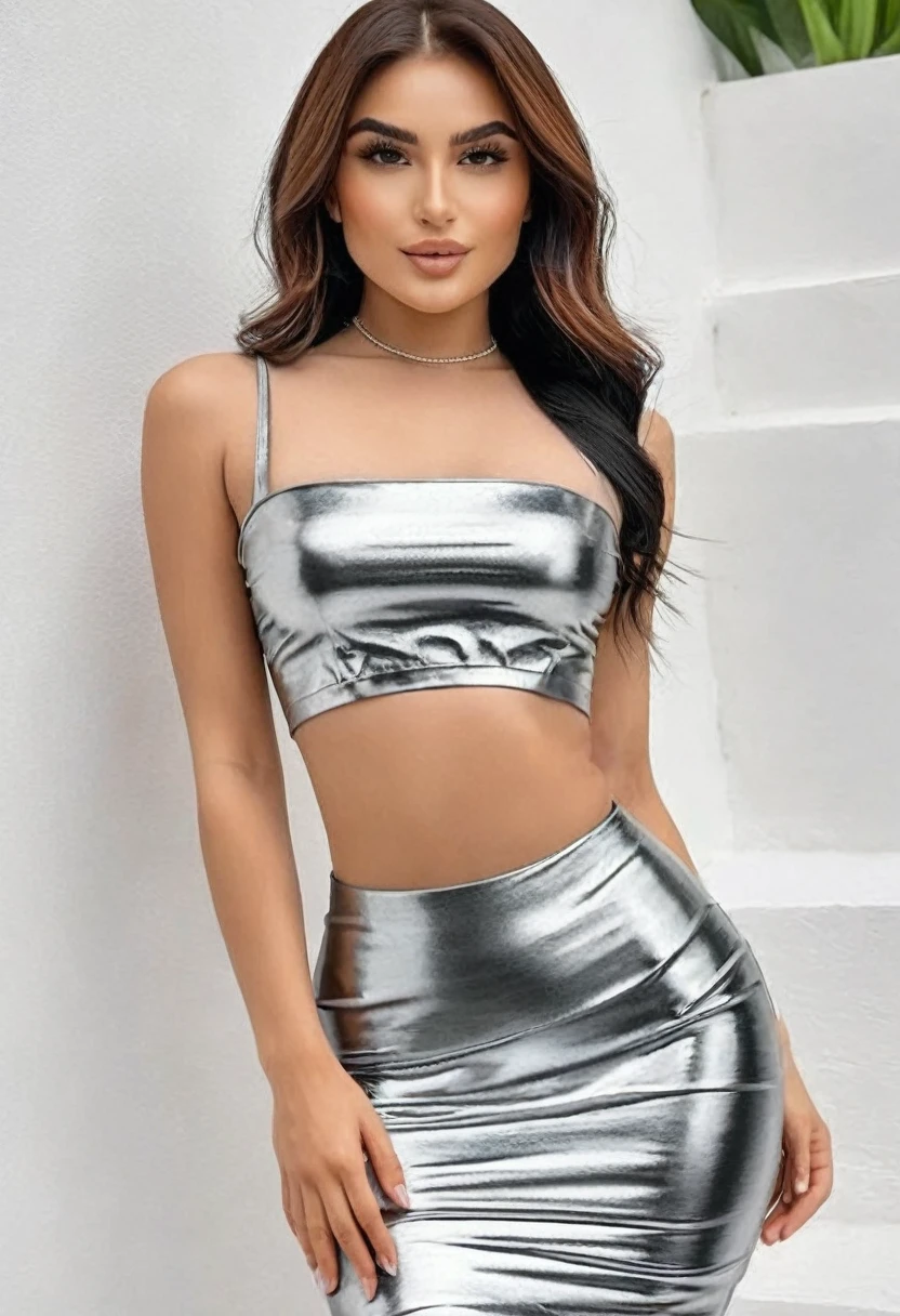 (best high quality:1.5), work of art, (8k), extremely detailed, (High details:1.4), Solo, ((HotLexi)), female with 24 years old, (crop top, pencil skirt),