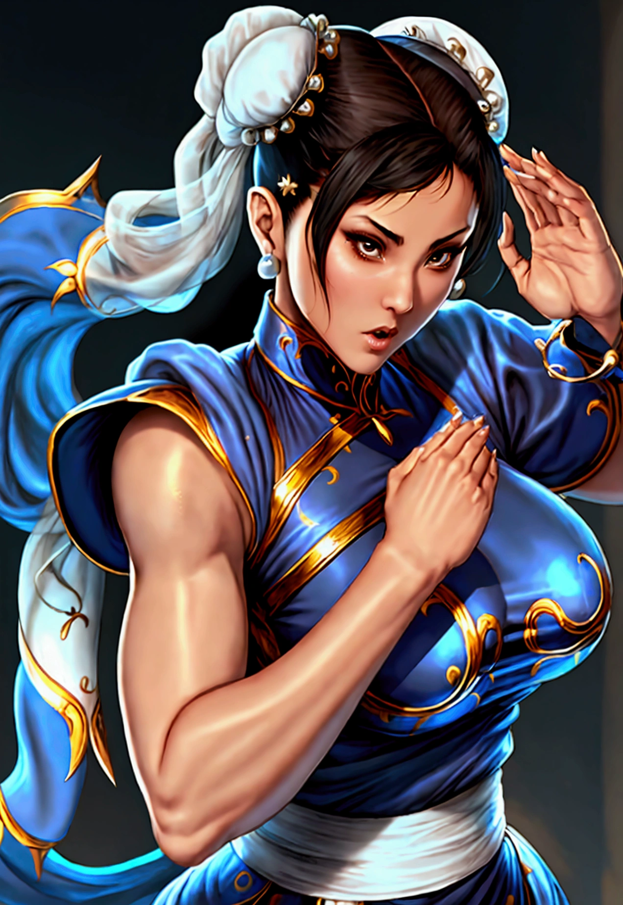 Chun Li Muslim veil