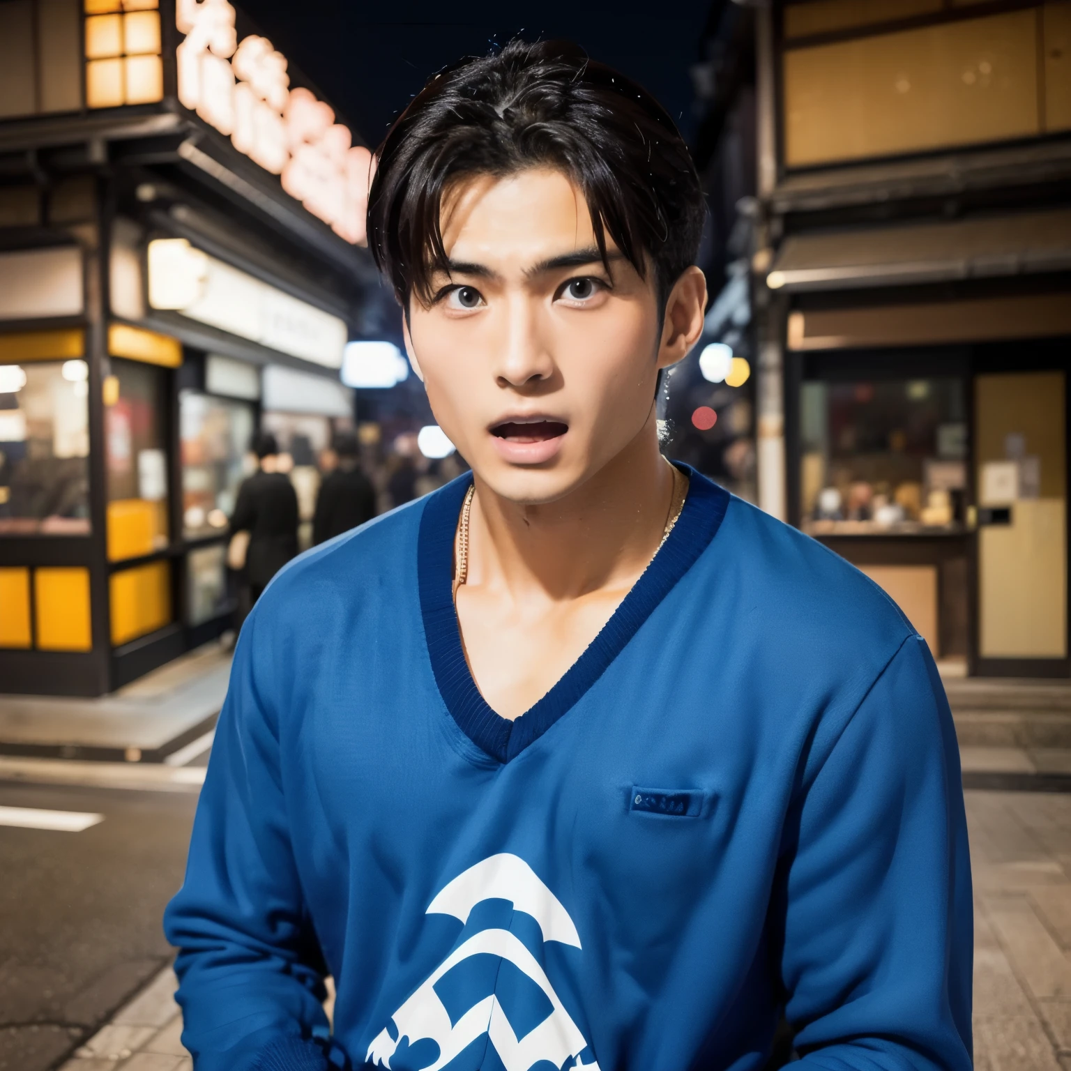 japannese man,shocked