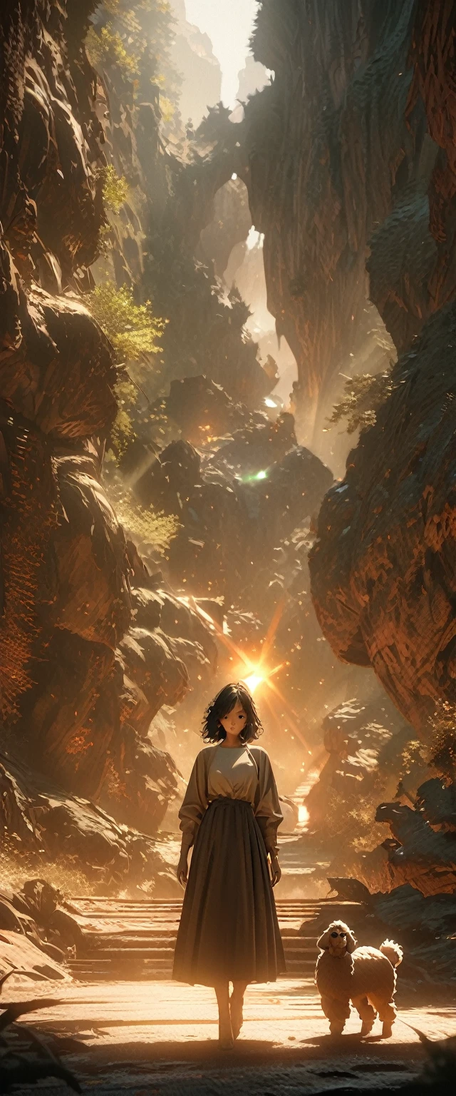 Stylish，Beautiful Model，Canon EOS R5，Photo effects，Graininess，Glowing Effects，Super Fine，Ultra-realistic，Real light and shadow contrast，True ray tracing，True light falloff，True light reflection，Poodlepunk，Snapshot aesthetic style ， High Saturation，CG Art，  Beautiful anime scene, Anime Landscape, Detailed scenery, , Enhance Details